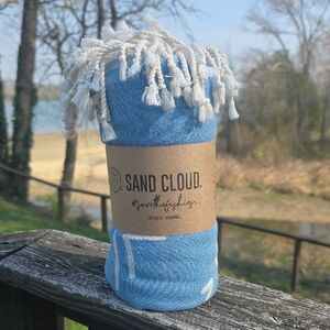 Sand Cloud Sei Whale Tail Organic Cotton Beach Towel